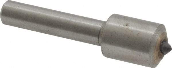 Value Collection - 1 Carat Single Point Diamond Dresser - 1-1/8" Long x 1/4" Shank Diam, 7/16" Diam x 5/8" Thick Head - Exact Industrial Supply