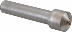 Made in USA - 1/4 Carat Single Point Diamond Dresser - 2" Long x 7/16" Shank Diam, 5/8" Diam x 5/8" Thick Head - Exact Industrial Supply