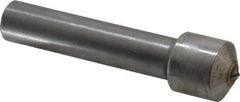 Made in USA - 1/2 Carat Single Point Diamond Dresser - 2" Long x 7/16" Shank Diam, 5/8" Diam x 5/8" Thick Head - Exact Industrial Supply