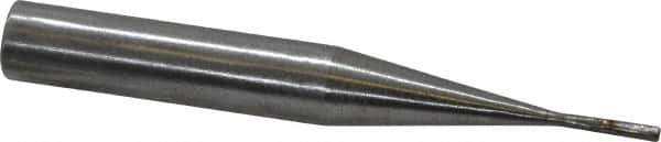 Made in USA - 3/64" Point Diam Rat Tail Radius Dresser - 3" Long x 3/8" Shank Diam - Exact Industrial Supply