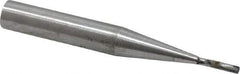 Made in USA - 1/16" Point Diam Rat Tail Radius Dresser - 3" Long x 3/8" Shank Diam - Exact Industrial Supply