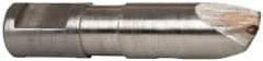 Made in USA - 0.005" Radius Single Point Diaform Diamond Dresser - 1-3/4" Long x 1/4" Shank Diam, 60° Included Angle - Exact Industrial Supply