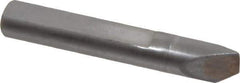 Made in USA - 0.01" Single Point Diamond Dresser - 1-9/16" Long x 1/4" Shank Diam, 40° Included Angle - Exact Industrial Supply