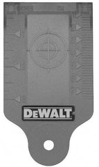 DeWALT - Laser Level Laser Target Card - Use With Rotary Laser - Exact Industrial Supply