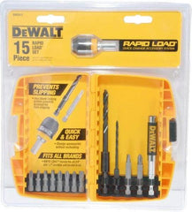 DeWALT - 15 Piece, Screwdriver Bit Set - Exact Industrial Supply