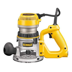 DeWALT - 8,000 to 24,000 RPM, 2.25 HP, 12 Amp, D-Handle Electric Router - 1/4 and 1/2 Inch Collet - Exact Industrial Supply