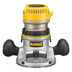DeWALT - 24,500 RPM, 1.75 HP, 11 Amp, Fixed Base Electric Router - 1/4 and 1/2 Inch Collet - Exact Industrial Supply