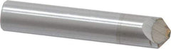 Value Collection - 1/2 Carat Single Point Chisel Edge Diamond - 2" Long x 3/8" Shank Diam, 60° Included Angle - Exact Industrial Supply