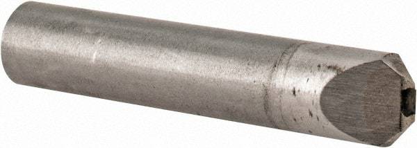 Value Collection - 3/4 Carat Single Point Chisel Edge Diamond - 2" Long x 3/8" Shank Diam, 60° Included Angle - Exact Industrial Supply