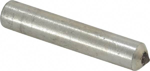 Norton - 1 Carat Single Point Diamond Dresser - 2" Long x 3/8" Shank Diam, 60° Included Angle - Exact Industrial Supply