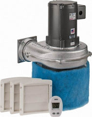 Electra-Kool - 3 Phase, 1.6 to 1.4/0.7 Amp, 455 CFM, 3,450 RPM, 200 Cubic Ft. Filtered Enclosure Blower - 4 Inch Inside Width - Exact Industrial Supply