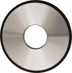 Made in USA - 4" Diam x 1-1/4" Hole x 1/4" Thick, N Hardness, 220 Grit Surface Grinding Wheel - Diamond, Type 1A1, Very Fine Grade - Exact Industrial Supply