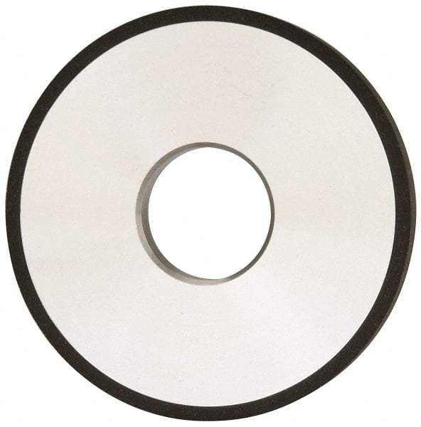 Made in USA - 4" Diam x 1-1/4" Hole x 3/8" Thick, N Hardness, 150 Grit Surface Grinding Wheel - Diamond, Type 1A1, Very Fine Grade - Exact Industrial Supply