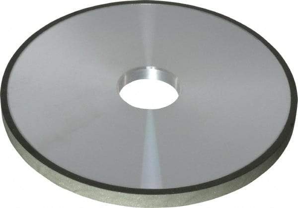 Made in USA - 6" Diam x 1-1/4" Hole x 3/8" Thick, N Hardness, 150 Grit Surface Grinding Wheel - Diamond, Type 1A1, Very Fine Grade - Exact Industrial Supply