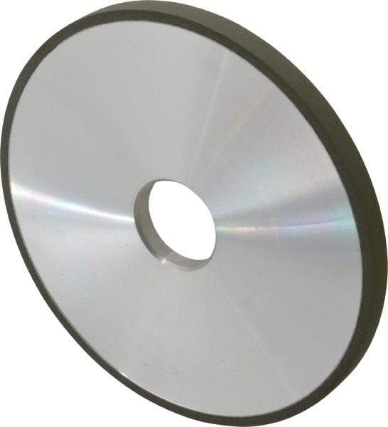 Made in USA - 6" Diam x 1-1/4" Hole x 3/8" Thick, N Hardness, 220 Grit Surface Grinding Wheel - Diamond, Type 1A1, Very Fine Grade - Exact Industrial Supply