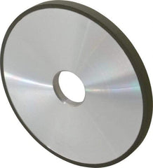 Made in USA - 6" Diam x 1-1/4" Hole x 3/8" Thick, N Hardness, 220 Grit Surface Grinding Wheel - Diamond, Type 1A1, Very Fine Grade - Exact Industrial Supply