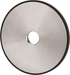 Made in USA - 7" Diam x 1-1/4" Hole x 3/8" Thick, N Hardness, 100 Grit Surface Grinding Wheel - Diamond, Type 1A1, Fine Grade - Exact Industrial Supply