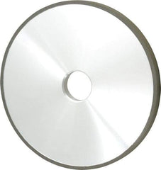 Made in USA - 7" Diam x 1-1/4" Hole x 1/2" Thick, N Hardness, 100 Grit Surface Grinding Wheel - Diamond, Type 1A1, Fine Grade - Exact Industrial Supply