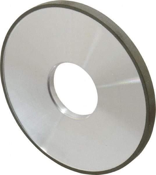 Made in USA - 4" Diam x 1-1/4" Hole x 1/4" Thick, N Hardness, 220 Grit Surface Grinding Wheel - Diamond, Type 1A1, Very Fine Grade - Exact Industrial Supply