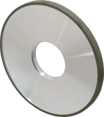 Made in USA - 4" Diam x 1-1/4" Hole x 1/4" Thick, N Hardness, 220 Grit Surface Grinding Wheel - Diamond, Type 1A1, Very Fine Grade - Exact Industrial Supply