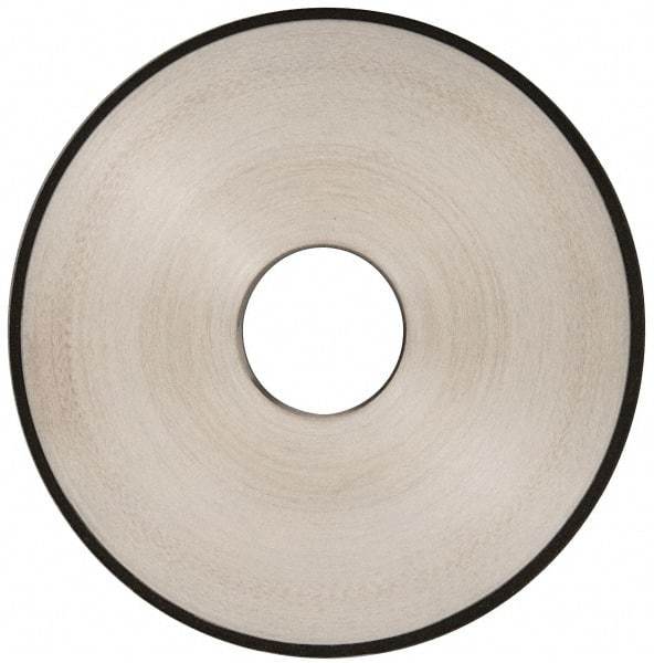 Made in USA - 5" Diam x 1-1/4" Hole x 1/8" Thick, N Hardness, 100 Grit Surface Grinding Wheel - Diamond, Type 1A1, Fine Grade - Exact Industrial Supply