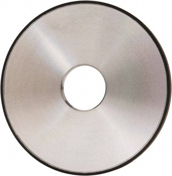 Made in USA - 5" Diam x 1-1/4" Hole x 1/4" Thick, N Hardness, 150 Grit Surface Grinding Wheel - Diamond, Type 1A1, Very Fine Grade - Exact Industrial Supply