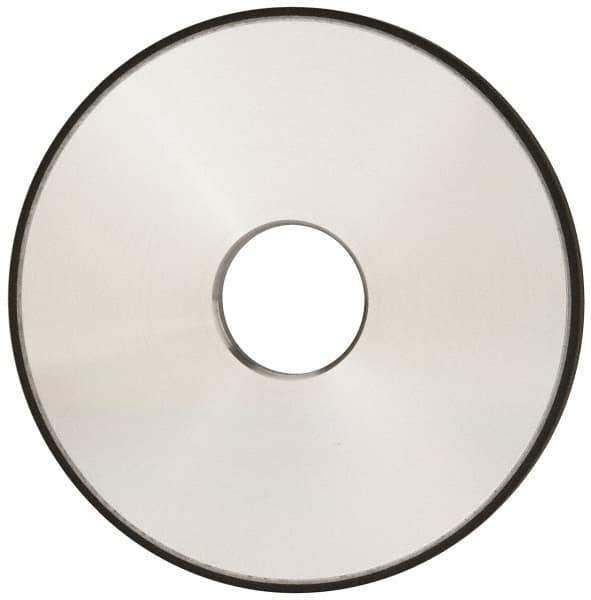 Made in USA - 5" Diam x 1-1/4" Hole x 1/4" Thick, N Hardness, 220 Grit Surface Grinding Wheel - Diamond, Type 1A1, Very Fine Grade - Exact Industrial Supply