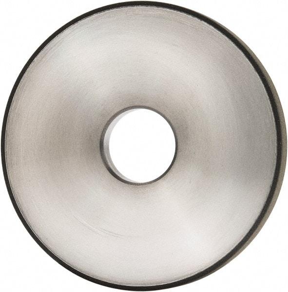 Made in USA - 5" Diam x 1-1/4" Hole x 1/2" Thick, N Hardness, 100 Grit Surface Grinding Wheel - Diamond, Type 1A1, Fine Grade - Exact Industrial Supply