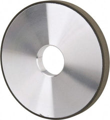 Made in USA - 5" Diam x 1-1/4" Hole x 1/2" Thick, N Hardness, 150 Grit Surface Grinding Wheel - Diamond, Type 1A1, Very Fine Grade - Exact Industrial Supply