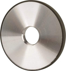 Made in USA - 5" Diam x 1-1/4" Hole x 1/2" Thick, N Hardness, 220 Grit Surface Grinding Wheel - Diamond, Type 1A1, Fine Grade - Exact Industrial Supply