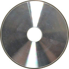 Made in USA - 6" Diam x 1-1/4" Hole x 1/4" Thick, N Hardness, 100 Grit Surface Grinding Wheel - Diamond, Type 1A1, Fine Grade - Exact Industrial Supply