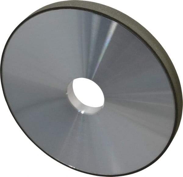 Made in USA - 6" Diam x 1-1/4" Hole x 1/2" Thick, N Hardness, 100 Grit Surface Grinding Wheel - Diamond, Type 1A1, Fine Grade - Exact Industrial Supply