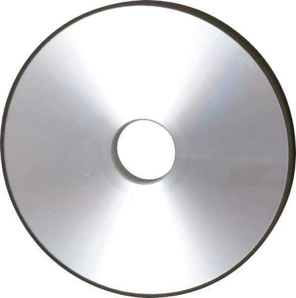 Made in USA - 6" Diam x 1-1/4" Hole x 1/2" Thick, N Hardness, 220 Grit Surface Grinding Wheel - Diamond, Type 1A1, Very Fine Grade - Exact Industrial Supply