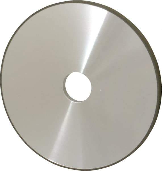 Made in USA - 7" Diam x 1-1/4" Hole x 3/8" Thick, N Hardness, 100 Grit Surface Grinding Wheel - Diamond, Type 1A1, Fine Grade - Exact Industrial Supply