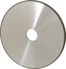 Made in USA - 7" Diam x 1-1/4" Hole x 3/8" Thick, N Hardness, 100 Grit Surface Grinding Wheel - Diamond, Type 1A1, Fine Grade - Exact Industrial Supply