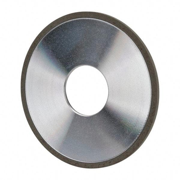 Made in USA - 4" Diam x 1-1/4" Hole x 1/8" Thick, N Hardness, 220 Grit Surface Grinding Wheel - Diamond, Type 1A1, Very Fine Grade - Exact Industrial Supply