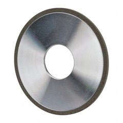 Made in USA - 4" Diam x 1-1/4" Hole x 1/8" Thick, N Hardness, 220 Grit Surface Grinding Wheel - Diamond, Type 1A1, Very Fine Grade - Exact Industrial Supply