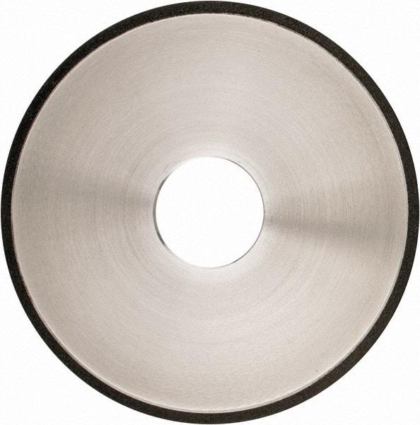 Made in USA - 5" Diam x 1-1/4" Hole x 1/8" Thick, N Hardness, 100 Grit Surface Grinding Wheel - Diamond, Type 1A1, Fine Grade - Exact Industrial Supply