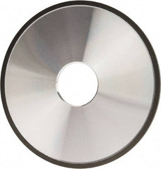 Made in USA - 5" Diam x 1-1/4" Hole x 1/8" Thick, N Hardness, 220 Grit Surface Grinding Wheel - Diamond, Type 1A1, Very Fine Grade - Exact Industrial Supply