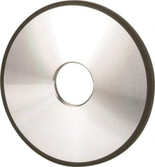 Made in USA - 5" Diam x 1-1/4" Hole x 1/4" Thick, N Hardness, 220 Grit Surface Grinding Wheel - Diamond, Type 1A1, Very Fine Grade - Exact Industrial Supply