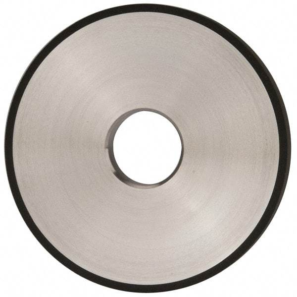 Made in USA - 5" Diam x 1-1/4" Hole x 1/2" Thick, N Hardness, 150 Grit Surface Grinding Wheel - Diamond, Type 1A1, Very Fine Grade - Exact Industrial Supply