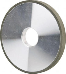 Made in USA - 5" Diam x 1-1/4" Hole x 1/2" Thick, N Hardness, 220 Grit Surface Grinding Wheel - Diamond, Type 1A1, Very Fine Grade - Exact Industrial Supply