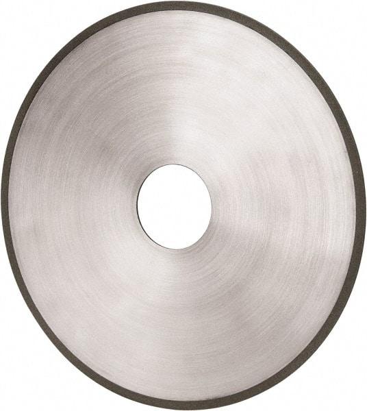 Made in USA - 6" Diam x 1-1/4" Hole x 1/16" Thick, N Hardness, 100 Grit Surface Grinding Wheel - Diamond, Type 1A1, Fine Grade - Exact Industrial Supply