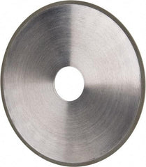 Made in USA - 6" Diam x 1-1/4" Hole x 1/16" Thick, N Hardness, 220 Grit Surface Grinding Wheel - Diamond, Type 1A1, Very Fine Grade - Exact Industrial Supply