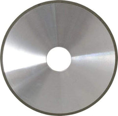 Made in USA - 6" Diam x 1-1/4" Hole x 1/8" Thick, N Hardness, 220 Grit Surface Grinding Wheel - Diamond, Type 1A1, Very Fine Grade - Exact Industrial Supply