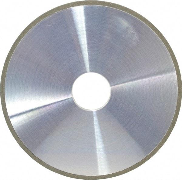 Made in USA - 6" Diam x 1-1/4" Hole x 3/16" Thick, N Hardness, 100 Grit Surface Grinding Wheel - Diamond, Type 1A1, Fine Grade - Exact Industrial Supply