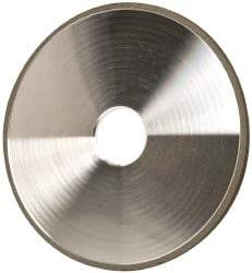 Made in USA - 6" Diam x 1-1/4" Hole x 1/4" Thick, N Hardness, 150 Grit Surface Grinding Wheel - Diamond, Type 1A1, Very Fine Grade - Exact Industrial Supply