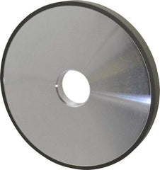 Made in USA - 6" Diam x 1-1/4" Hole x 1/2" Thick, N Hardness, 220 Grit Surface Grinding Wheel - Diamond, Type 1A1, Very Fine Grade - Exact Industrial Supply