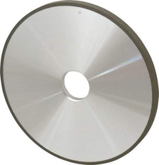 Made in USA - 7" Diam x 1-1/4" Hole x 3/8" Thick, N Hardness, 100 Grit Surface Grinding Wheel - Diamond, Type 1A1, Fine Grade - Exact Industrial Supply