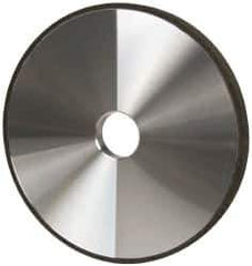 Made in USA - 7" Diam x 1-1/4" Hole x 1/2" Thick, N Hardness, 100 Grit Surface Grinding Wheel - Diamond, Type 1A1, Fine Grade - Exact Industrial Supply